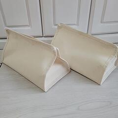 シンプルティッシュカバー×2