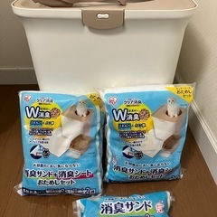 ◆ほぼ未使用◆アイリスオーヤマ お部屋のにおいクリア消臭 猫用シ...