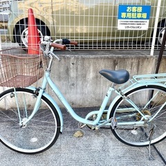 バレリアーノI マットブルー 26型 中古 自転車 買取 6段変速 の画像