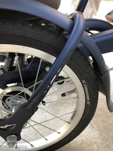 ラクットワゴン美品　ブリヂストン　電動アシスト三輪車　サファイヤブルー