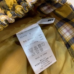 チェック　スカートの画像