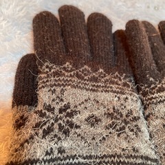 手袋暖かいですの画像