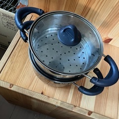 蒸し器鍋の画像