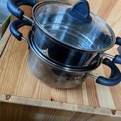 蒸し器鍋の画像