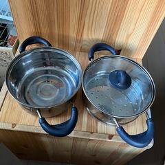 蒸し器鍋の画像