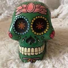 メキシカンスカル貯金箱の画像