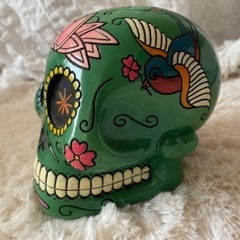 メキシカンスカル貯金箱の画像