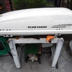 中古品 TEAM TERZO ルーフキャリア  ルーフボックス ...