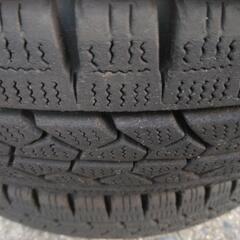 タイヤ代工賃全部込み!　155/80R14 88/86N ブリヂストンブリザック VL1 中古スダッレスタイヤ4本セット!の画像