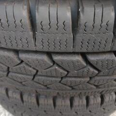 タイヤ代工賃全部込み!　155/80R14 88/86N ブリヂストンブリザック VL1 中古スダッレスタイヤ4本セット!の画像