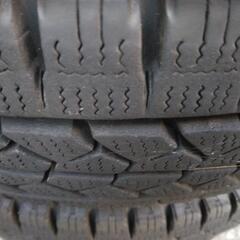 タイヤ代工賃全部込み!　155/80R14 88/86N ブリヂストンブリザック VL1 中古スダッレスタイヤ4本セット!の画像