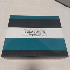 ブランケット　BOLD BORDER