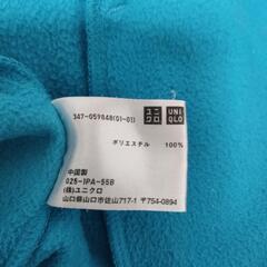 ユニクロ　フード付フリース　子どもS　の画像