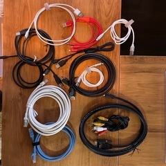 Apple純正有　充電ケーブル　HDMI LANケーブル　三色ケ...