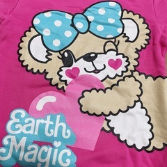 アースマジック トレーナー ピンクの画像