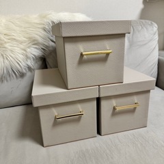 【美品】Francfrancプリーレボックス　3個セット 