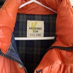 BACKNUMBER 防寒コート 100cmの画像