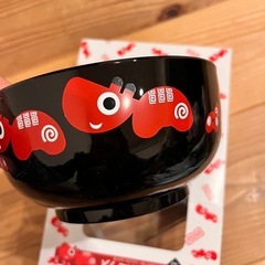 【未使用品】会津合成漆器　赤べこ柄