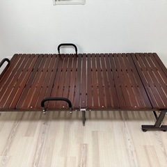 折りたたみ式すのこベッド
