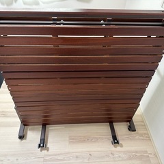 折りたたみ式すのこベッドの画像