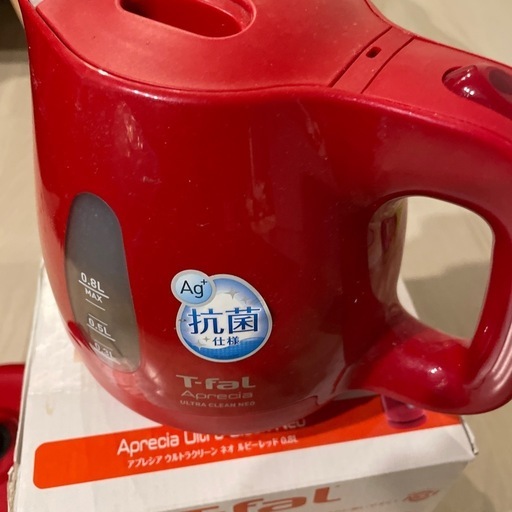T-fal ケトル Aprecia Ultra Clean Neo 0.8L 赤