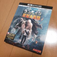ランペイジ　巨獣大乱闘　4K uhd + ブルーレイ + 3Dブ...