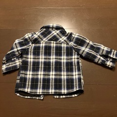ギャングバスター キッズ 95cm 長袖 シャツ チェックの画像