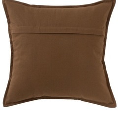 ⚠️セール中⚠️ ニトリ クッションカバー 無地  ブラウン 45cm×45cm 2枚セットの画像