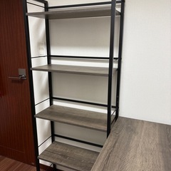 【美品】オープンラック 幅60 本棚 デスクサイド ラック の画像