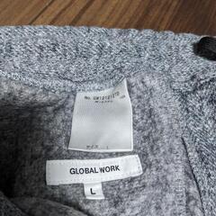GLOBAL WORK ウォームフリースイージーパンツ Lサイズの画像