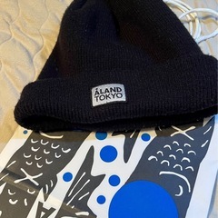 ＜ALAND／エーランド＞東京限定　ニット帽　黒 