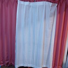 遮光カーテン、レースセット  幅100×丈176cm 各2枚

の画像