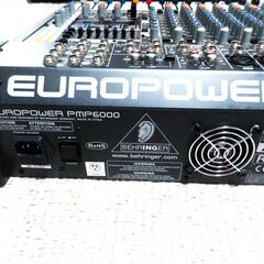 ベリンガー★ジャンク品パワードミキサーPMP6000★EUROPOWER送料無料 ベリンガー☆ジャンク品パワードミキサーPMP6000☆EUROPOWER送料無料