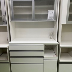 【ドリーム川西店御来店限定】ニトリ 2枚扉オープンボード／クリーニング済み 【2001245255600683】の画像