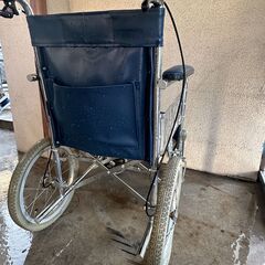 カワムラサイクル 車いす 介助車 スチール製 KR55（タイヤに空気を入れて使用確認済)の画像
