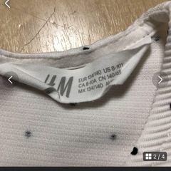 H&M ワンピース　フォーマル140cmの画像