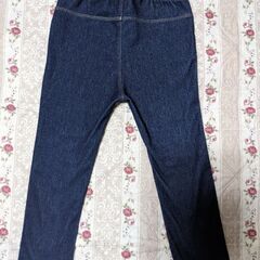 無印良品　デニム風レギンス100cmの画像