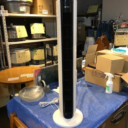 【引き取り限定】中古品　アイリスオーヤマ　タワーファン　TWF-D81 2017年製