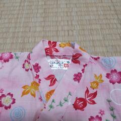 くろわっさんす べべ 女の子 甚平 ９０cmの画像