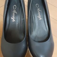 厚底パンプス