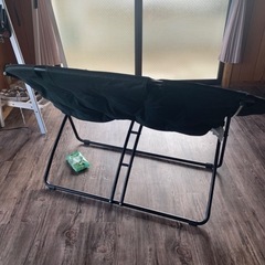 折り畳み椅子2人掛けの画像