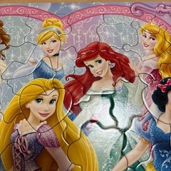【美品】プリンセス　パズル　知育玩具の画像