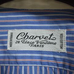 Charvet シャルベ シャツ クレリック コットン100% 綿100%の画像