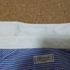 Charvet シャルベ シャツ クレリック コットン100% 綿100%の画像