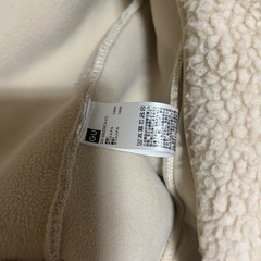 ジーユー　ボアコート　メンズ　Lの画像