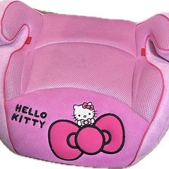 【受付中】チャイルドシート　キッズシート　ジュニアシート　キティちゃんの画像