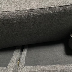 ３人掛け　カウチソファグレー　の画像