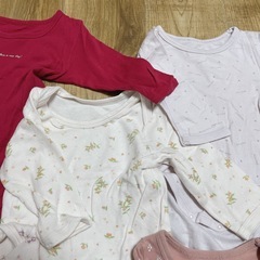 80サイズ 肌着  長袖の画像