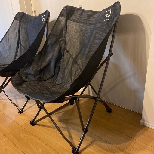 2脚セット]クオルツエンベロップチェアハイバックメッシュ