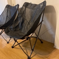 2脚セット]クオルツエンベロップチェアハイバックメッシュ
